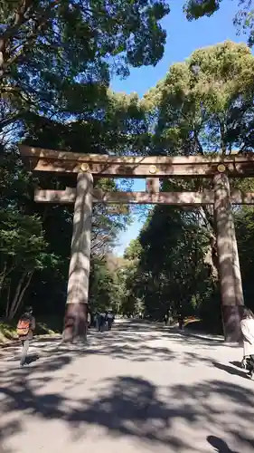 明治神宮の鳥居