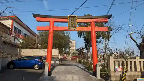 綱敷天満宮の鳥居