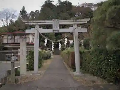 喜連川神社の鳥居