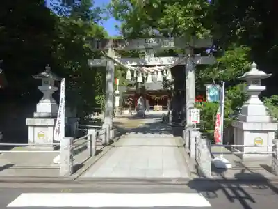 新田神社の鳥居
