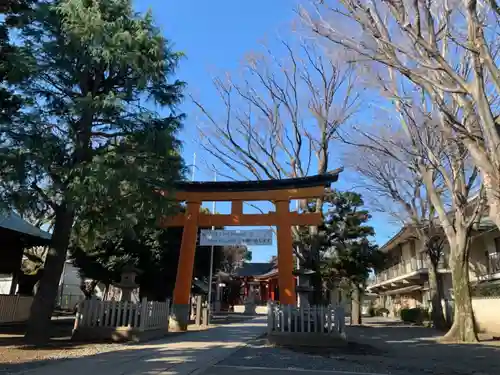 旗岡八幡神社の鳥居