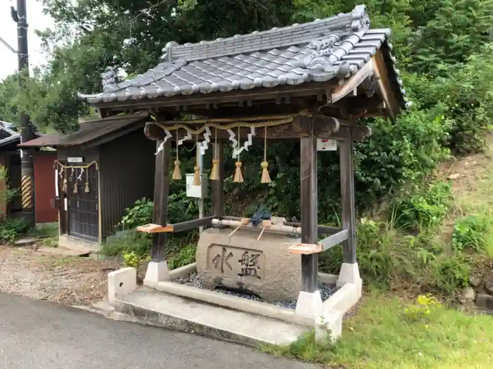 神吉八幡神社の手水舎