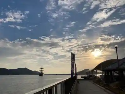 福良八幡神社の景色