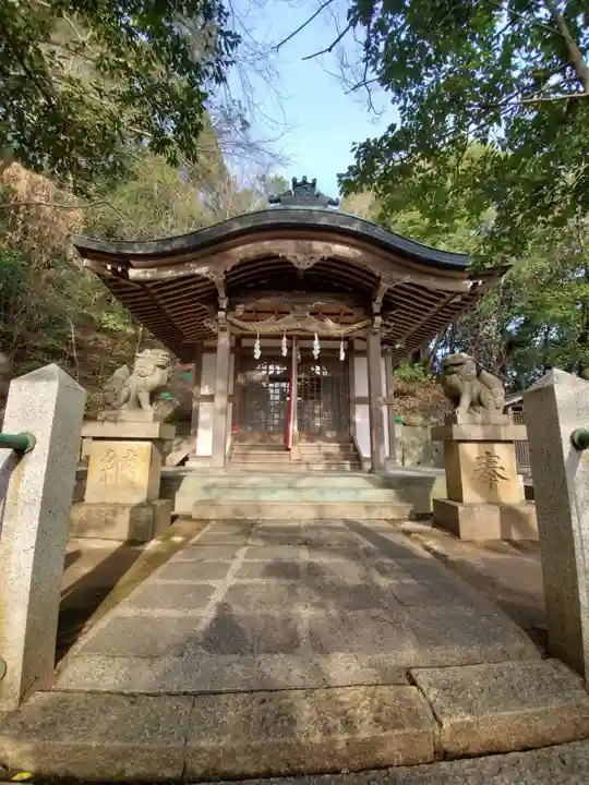 板宿八幡神社の本殿・本堂