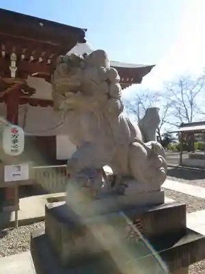 結城諏訪神社の狛犬