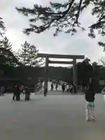 伊勢神宮内宮(皇大神宮)の鳥居