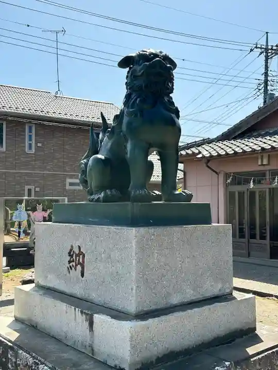 鬼鎮神社の狛犬