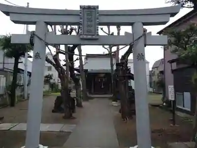 関ケ島胡籙神社の鳥居
