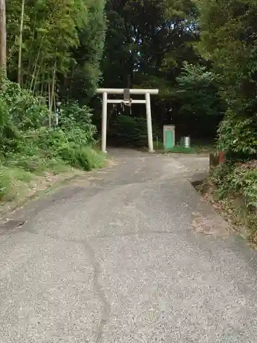 佐夜鹿神明神社の鳥居