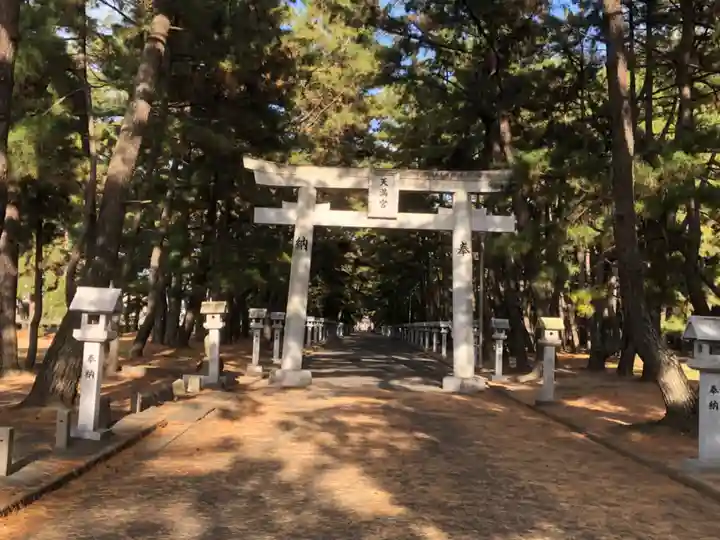 浜宮天神社の鳥居