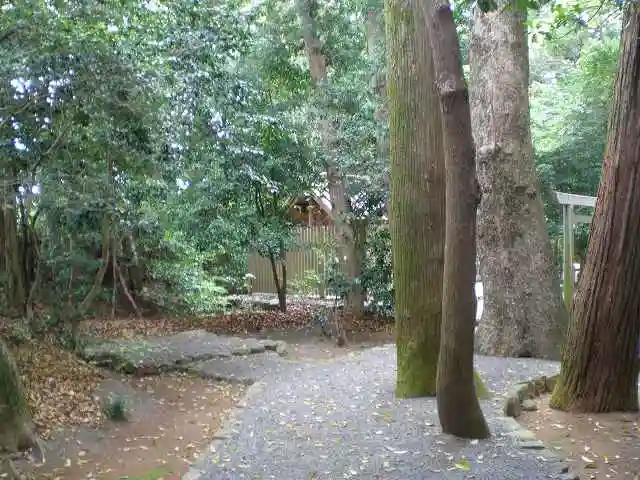 大土御祖神社(皇大神宮摂社)・宇治乃奴鬼神社(皇大神宮末社)の自然