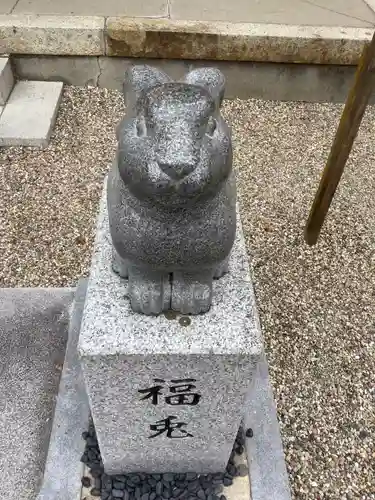 三輪神社の狛犬