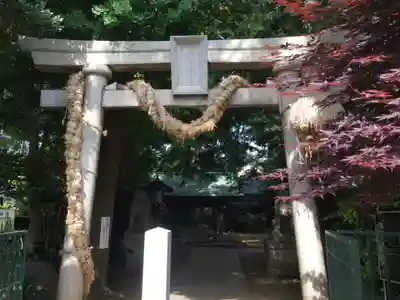 奥澤神社の鳥居