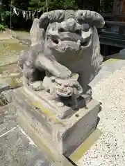 相馬妙見宮　大上川神社の狛犬