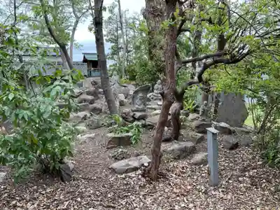 石山寺の庭園