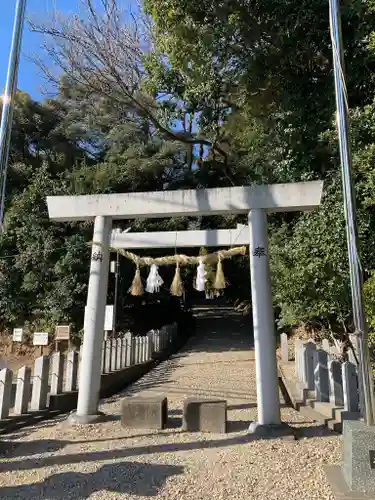 桶狭間神明社の鳥居