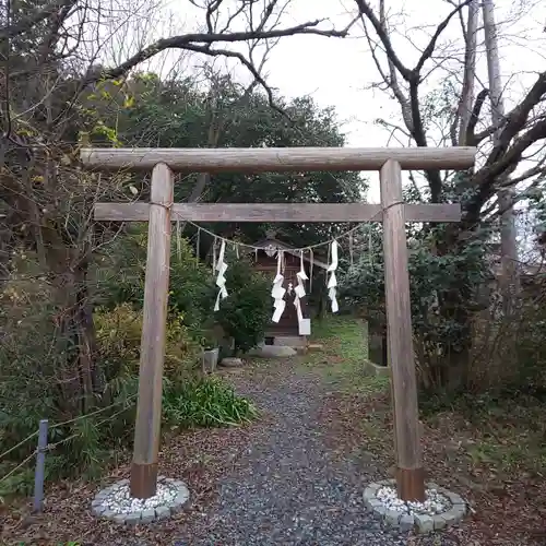 磯部稲村神社の鳥居