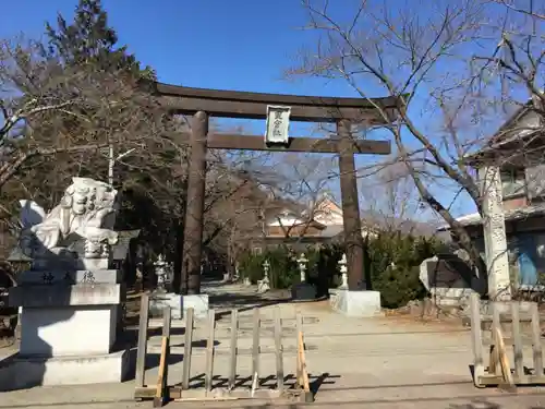 冨士御室浅間神社の鳥居