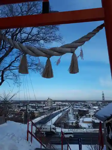 星置神社の景色