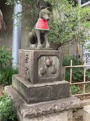 王子稲荷神社の狛犬