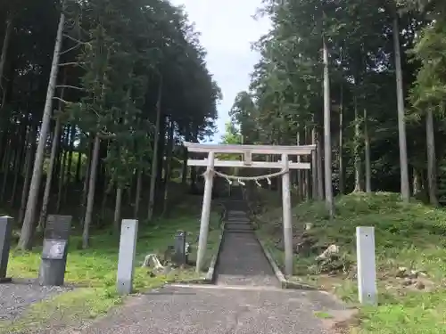 人穴浅間神社の鳥居