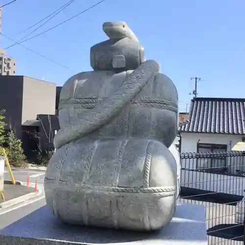 岩国白蛇神社の狛犬