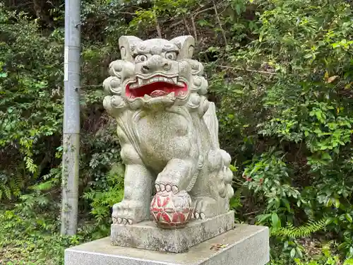 倭文神社の狛犬