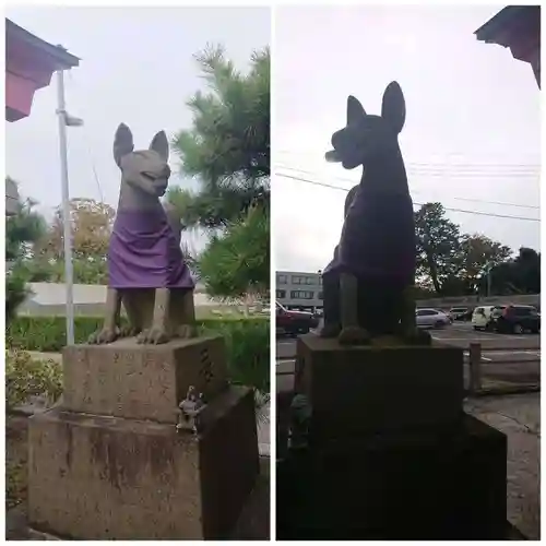 青山御幣稲荷神社の狛犬