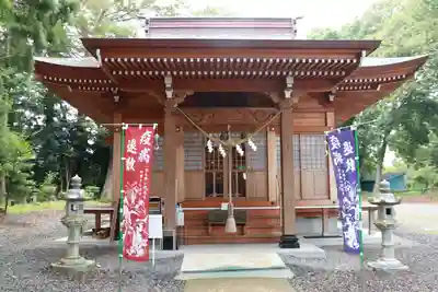 阿久津「田村神社」(郡山市阿久津町)旧社名:伊豆箱根三嶋三社の本殿・本堂