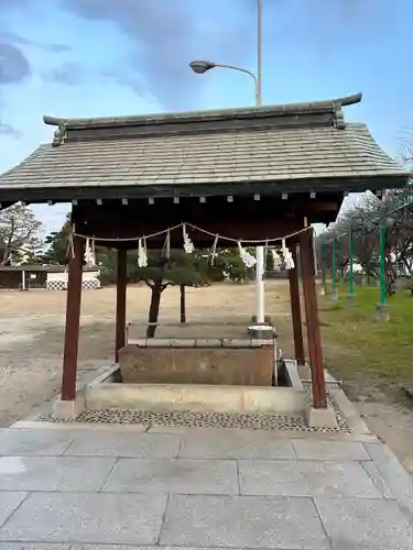 阿閇神社の手水舎