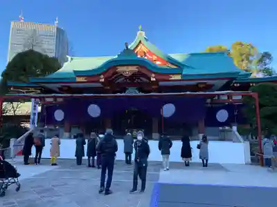 日枝神社の本殿・本堂