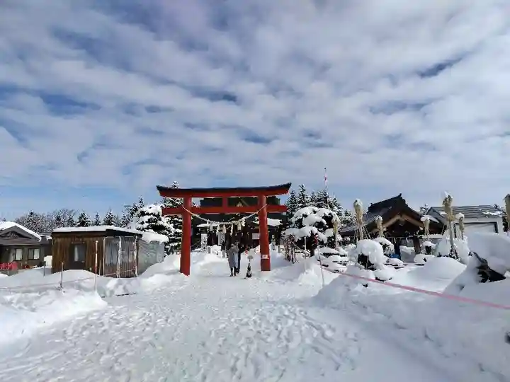 美瑛神社の鳥居