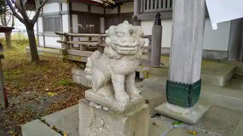 釧路一之宮 厳島神社の狛犬