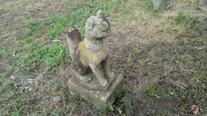 天塩厳島神社の狛犬