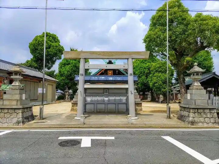 神明社(中野神明社)の鳥居