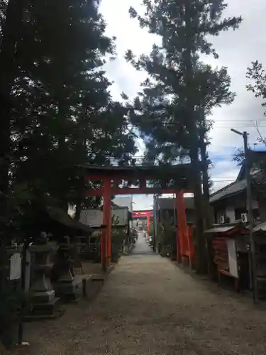 宇太水分神社の鳥居