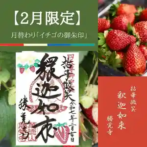 勝覚寺の御朱印 2025年02月01日(土)〜(2025年01月24日(金) 14時51分15秒投稿)