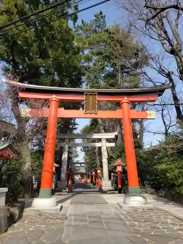 馬橋稲荷神社の鳥居