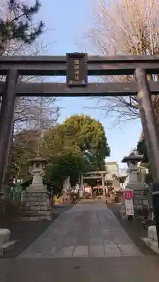 諏訪神社の鳥居