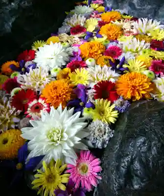 月寒神社の手水舎