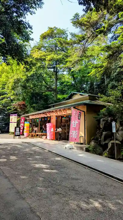 検見川神社の食事