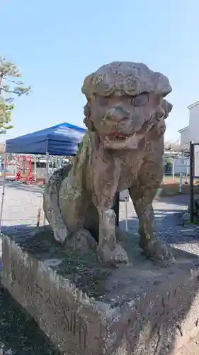 菖蒲神社の狛犬