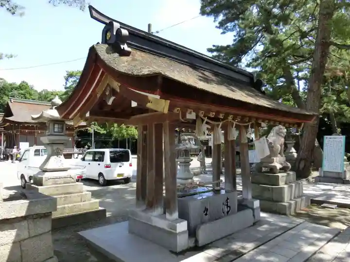 長浜八幡宮の手水舎
