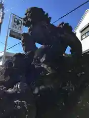 取手八坂神社の狛犬