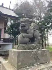 長沼神社の狛犬