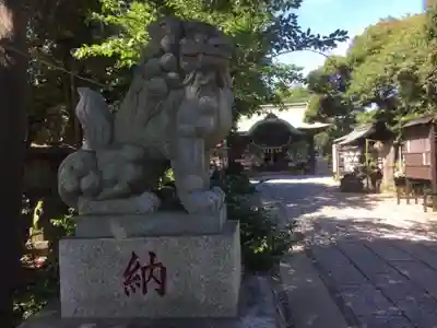 菊田神社の狛犬
