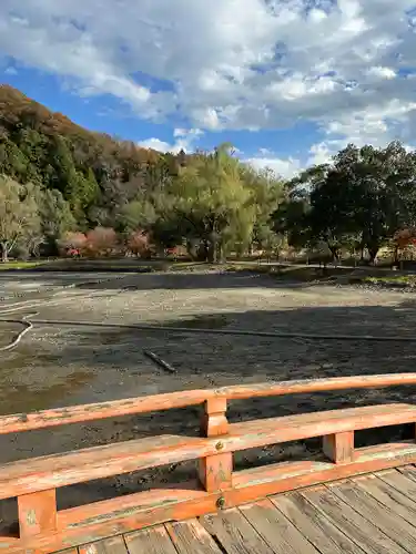 白水阿弥陀堂の庭園