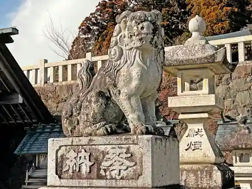 秋葉山本宮 秋葉神社 上社の狛犬