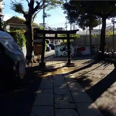 中目黒八幡神社の鳥居