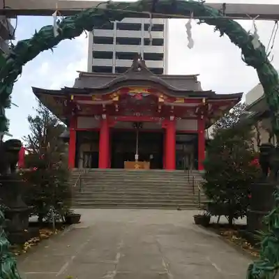 成子天神社の本殿・本堂